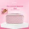 Leather makeup bag jpg