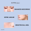 6 Facial contouring: enhanced nose, defined jawline, brighten skin.